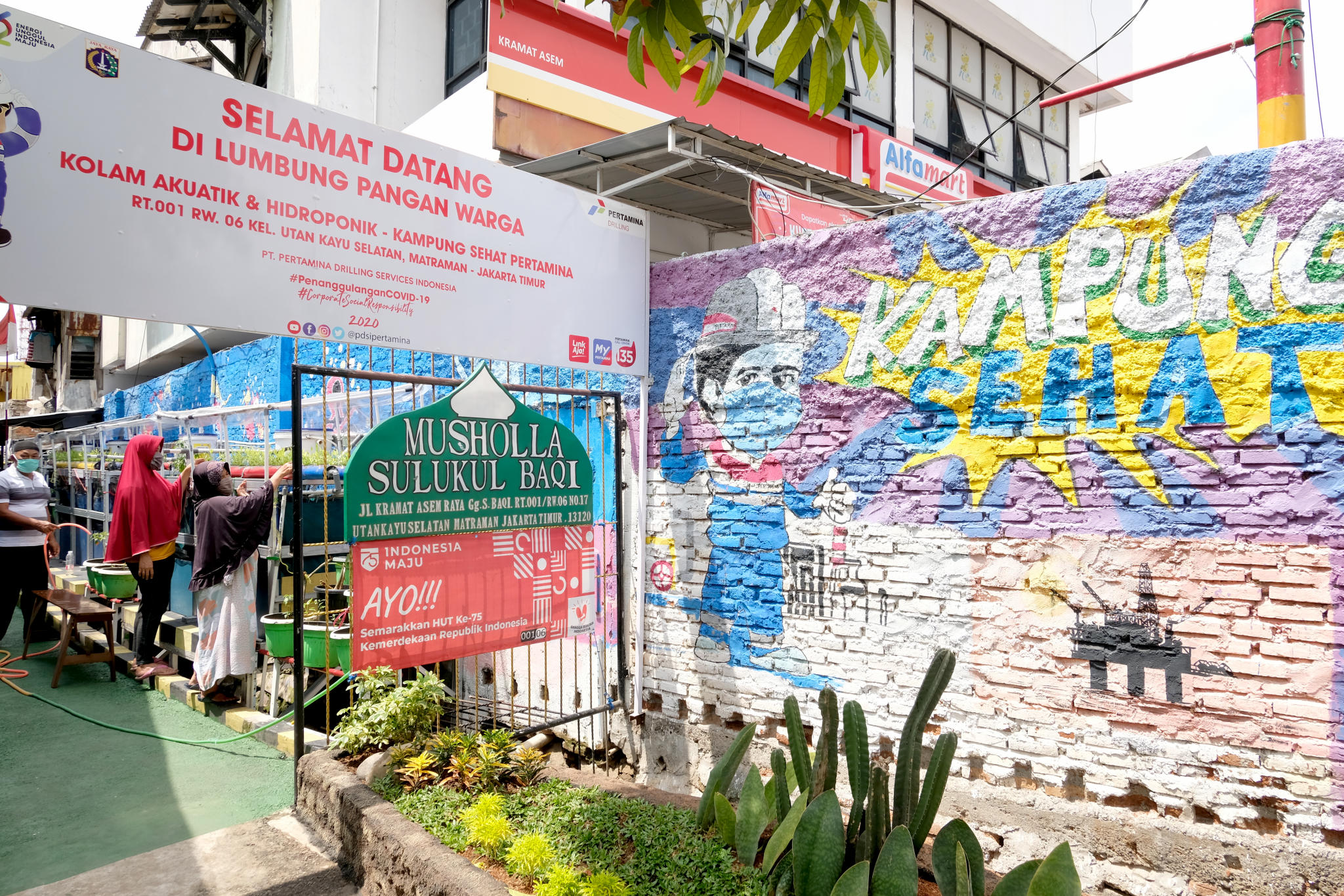 Mengunjungi Kampung  Sehat Pemukiman Padat Jakarta  TrenAsia